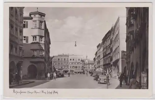 42942 AK Rosenheim - Max Josepf Platz mit Apotheke & Heimatmuseum 1849