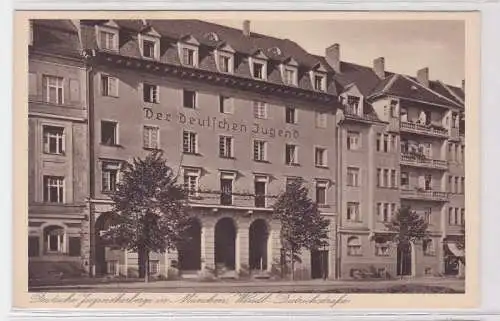 07062 Ak Deutsche Jugendherberge in München Wendl Dietrichstrasse um 1930