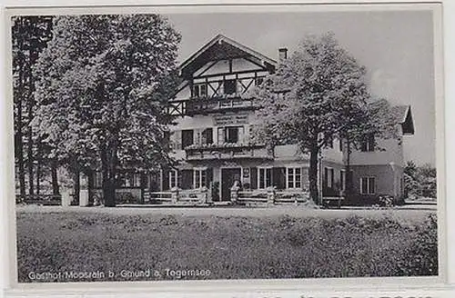 61415 Ak Gasthof Moosrain bei Gmund am Tegernsee um 1940