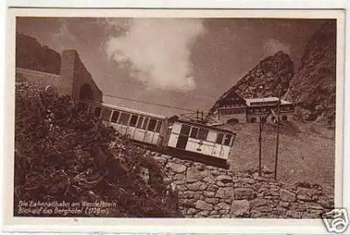 34156 Ak Die Zahnradbahn am Wendelstein um 1930