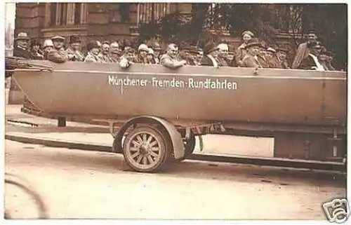 27206 Foto-Ak Münchener Fremden-Rundfahrten um 1930