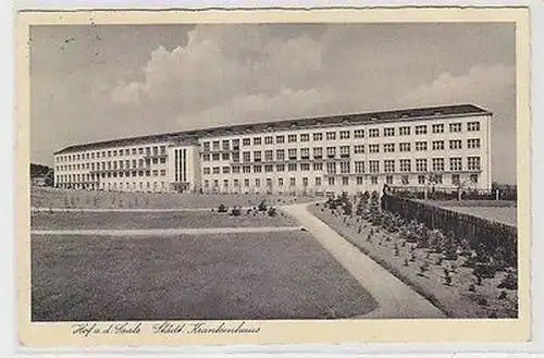 65773 Ak Hof an der Saale städtisches Krankenhaus 1937