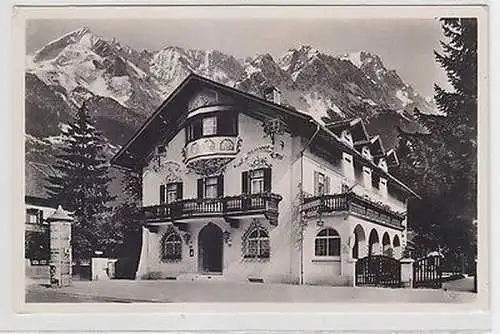 65192 Foto Ak Hotel-Pension Ohlsenhof Garmisch um 1930