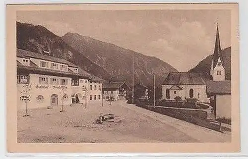 65049 Ak Bayrischzell mit Traiten Gasthof Wendelstein um 1930