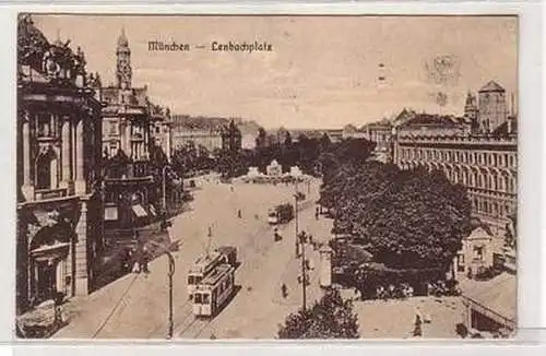 58034 Feldpost Ak München Leubachplatz 1916