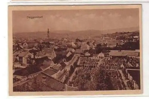 51356 Feldpost Ak Deggendorf Totalansicht 1917