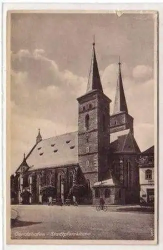 48796 Ak Gerolzhofen Stadtpfarrkirche 1944