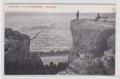 48781 Ak Ausblick vom Staffelberg (Maintal) um 1910