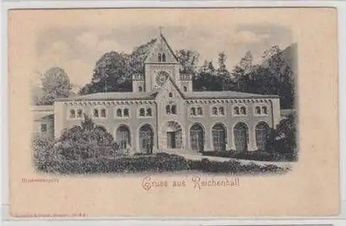 47234 Ak Gruß aus Reichenhall Brunnenkapelle um 1900