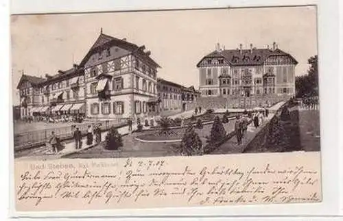 47451 Ak Bad Steben königliches Parkhotel 1907