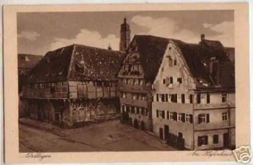 14197 Ak Nördlingen am Hafenhaus um 1930