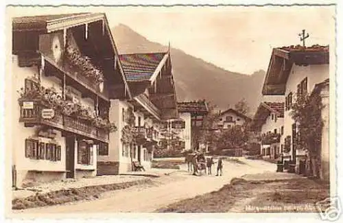 15434 Ak Marquartstein Oberbayern Ortspartie 1938