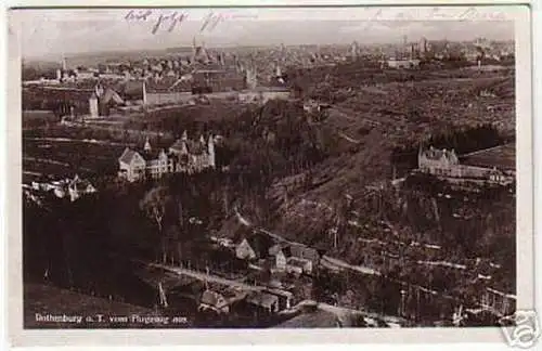 10613 Ak Rothenburg ob der Tauber vom Flugzeug aus 1934