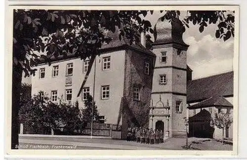 10676 Ak Schloß Fischbach im Frankenwald 1941