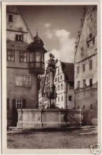 09162 Ak Rothenburg o.T. Apotheke um 1940