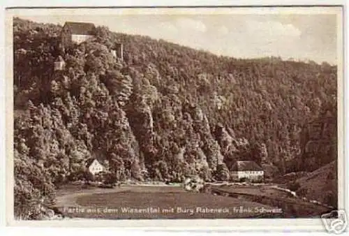 09628 Ak Wiesenthal mit Burg Rabeneck um 1920