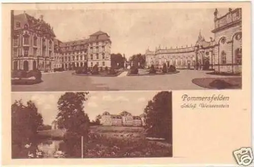 03363 Ak Pommersfelden Schloß Weissenstein um 1920