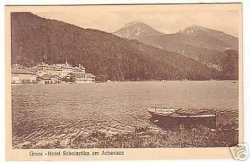 05447 Ak Grand Hotel Scholastika am Achensee um 1930