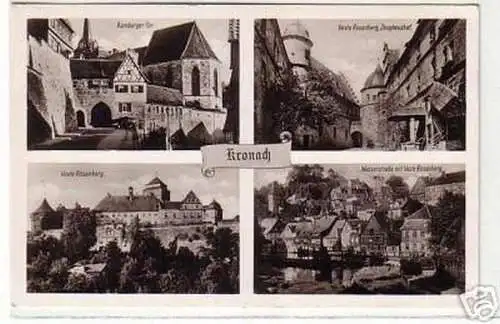 04624 Mehrbild Ak Kronach Veste Rosenberg usw. 1938