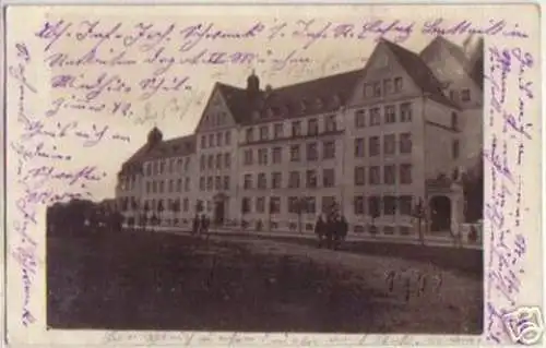 07673 Feldpost Ak München Schule als Kaserne 1914