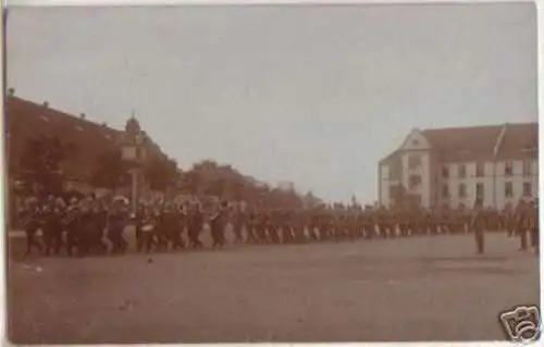 03426 Foto Ak München ? Militärparade um 1910