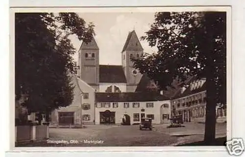 03460 Ak Steingaden Oberbayern Marktplatz 1934