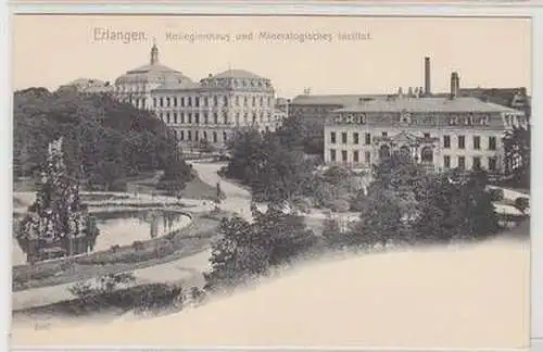 46355 Ak Erlangen Kollegienhaus und Institut um 1900