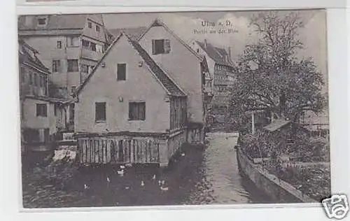 06942 Ak Ulm an der Donau Partie an der Blau um 1910