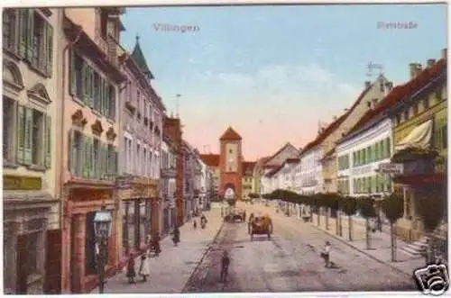 19605 Ak Villingen Rietstraße Apotheke um 1915