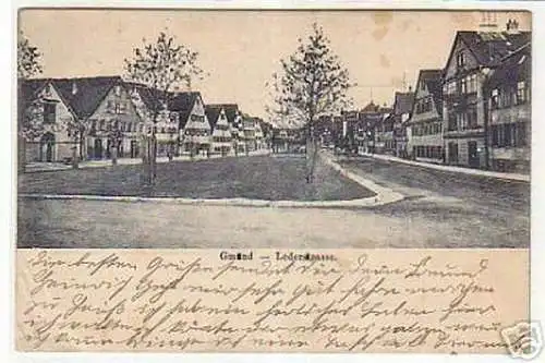 09536 Ak Gmünd Lederstrasse 1905