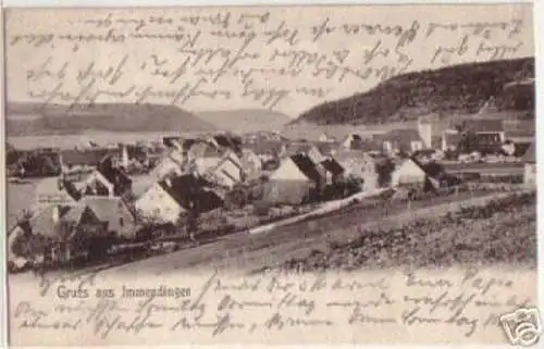 11234 Ak Gruss aus Immendingen Totalansicht 1904