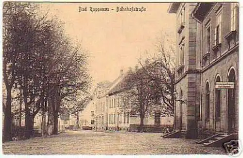 12278 Feldpost Ak Bad Rappenau Bahnhofstraße 1918