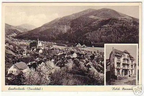 07869 Ak Lautenbach Renchtal Hotel Sternen 1937