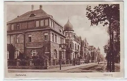 45133 Feldpost Ak Karlsruhe Kaiserallee 1916