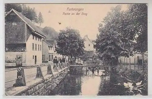 59058 Ak Furtwangen Partie an der Breg 1913