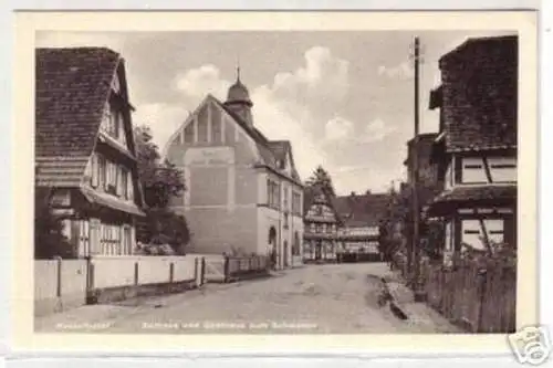 03496 Ak Hesselhurst Gasthaus zum Schwanen um 1940