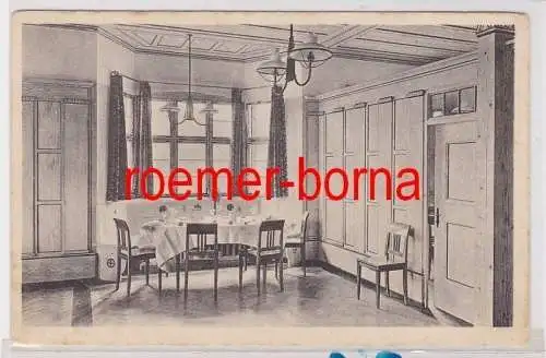 86220 Ak Albhotel Traifelberg, Bahnstation Lichtenstein - Innenansicht 1915