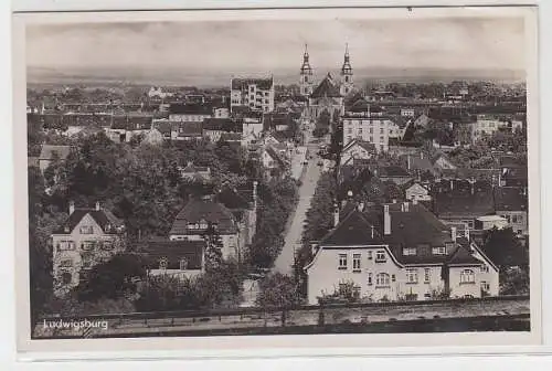 70447 Ak Ludwigsburg Totalansicht 1942