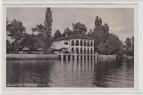 65778 Ak Radolfzell am Bodensee Strand Café 1939