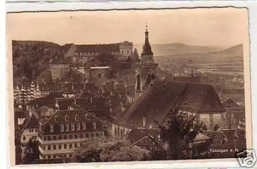 34143 Ak Tübingen am Neckar Totalansicht 1932