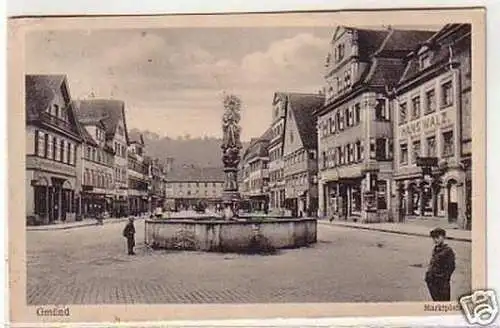 16775 Ak Gmünd Marktplatz 1917