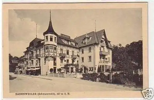 29450 Ak Badenweiler im Schwarzwald Hotel 1925