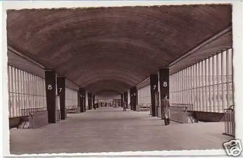 28269 Ak Heidelberg Hauptbahnhof Bahnsteighalle 1955