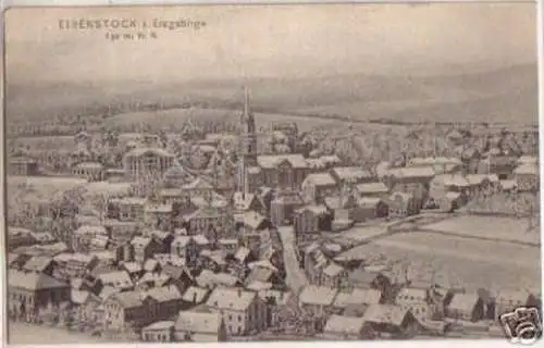 11126 Ak Eibenstock im Erzgebirge im Winter um 1910