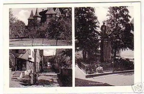 16144 Mehrbild Ak Schmieheim Dorfstraße usw. um 1950