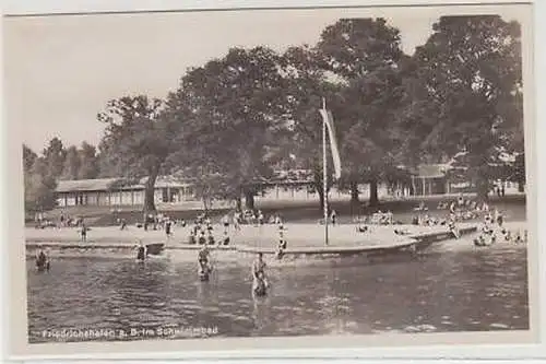 43725 Ak Friedrichshafen am Bodensee im Schwimmbad 1940