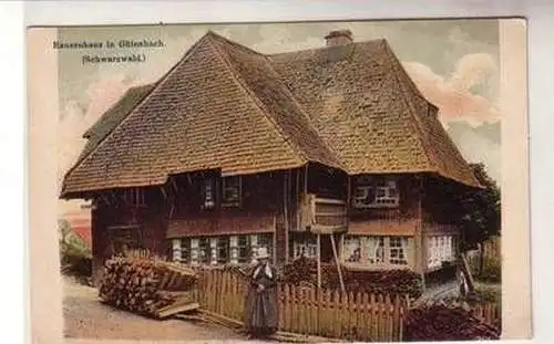 29616 Ak Bauernhaus in Gütenbach (Schwarzwald) um 1910