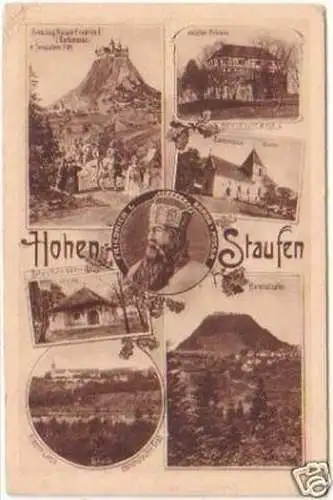 28831 Mehrbild-Ak Hohen-Staufen um 1910