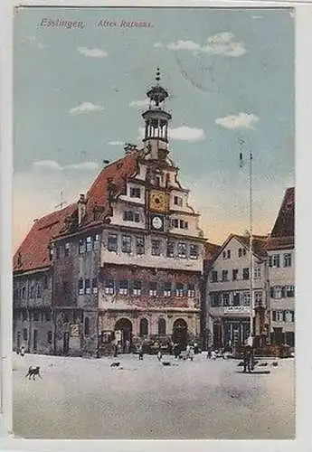 65832 Ak Esslingen Altes Rathaus 1911