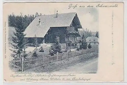 64802 Ak Gruß aus dem Schwarzwald Kaltenbronn um 1900